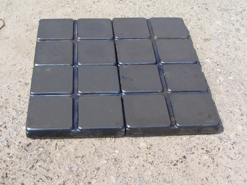 Плитка из базальтового литья с рельефной поверхностью - купить высокого качества